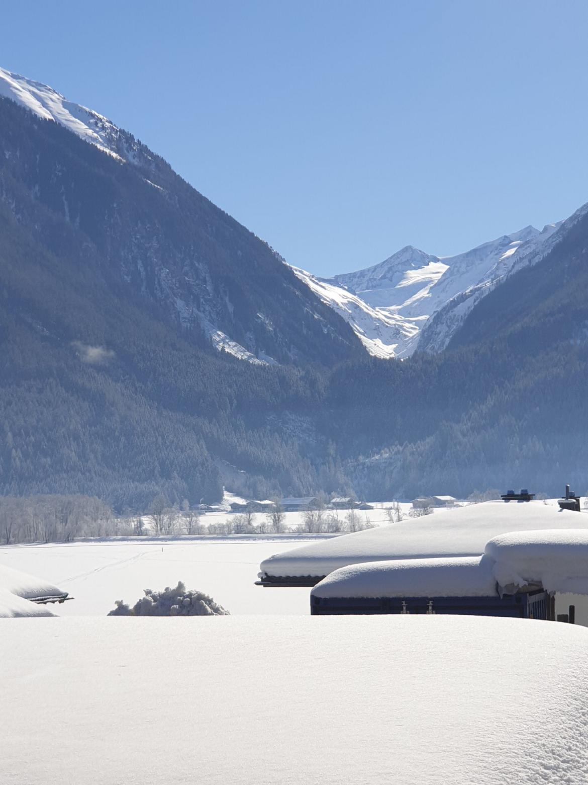 Wohnzimmeraussicht auf den Großvenediger